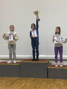Школьница из Апатитов стала победителем Кубка России по шахматам в группе девочек до 11 лет