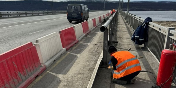 В Мурманске начали ремонт моста через Кольский залив за 278,1 млн рублей