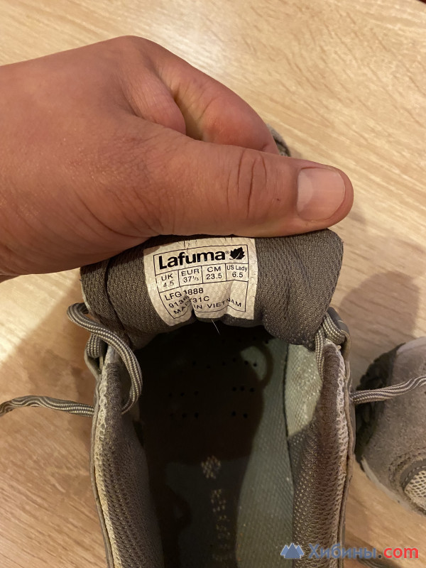 Кроссовки Lafuma р.37,5 в отличном состоянии нат.замша с вентиляцией