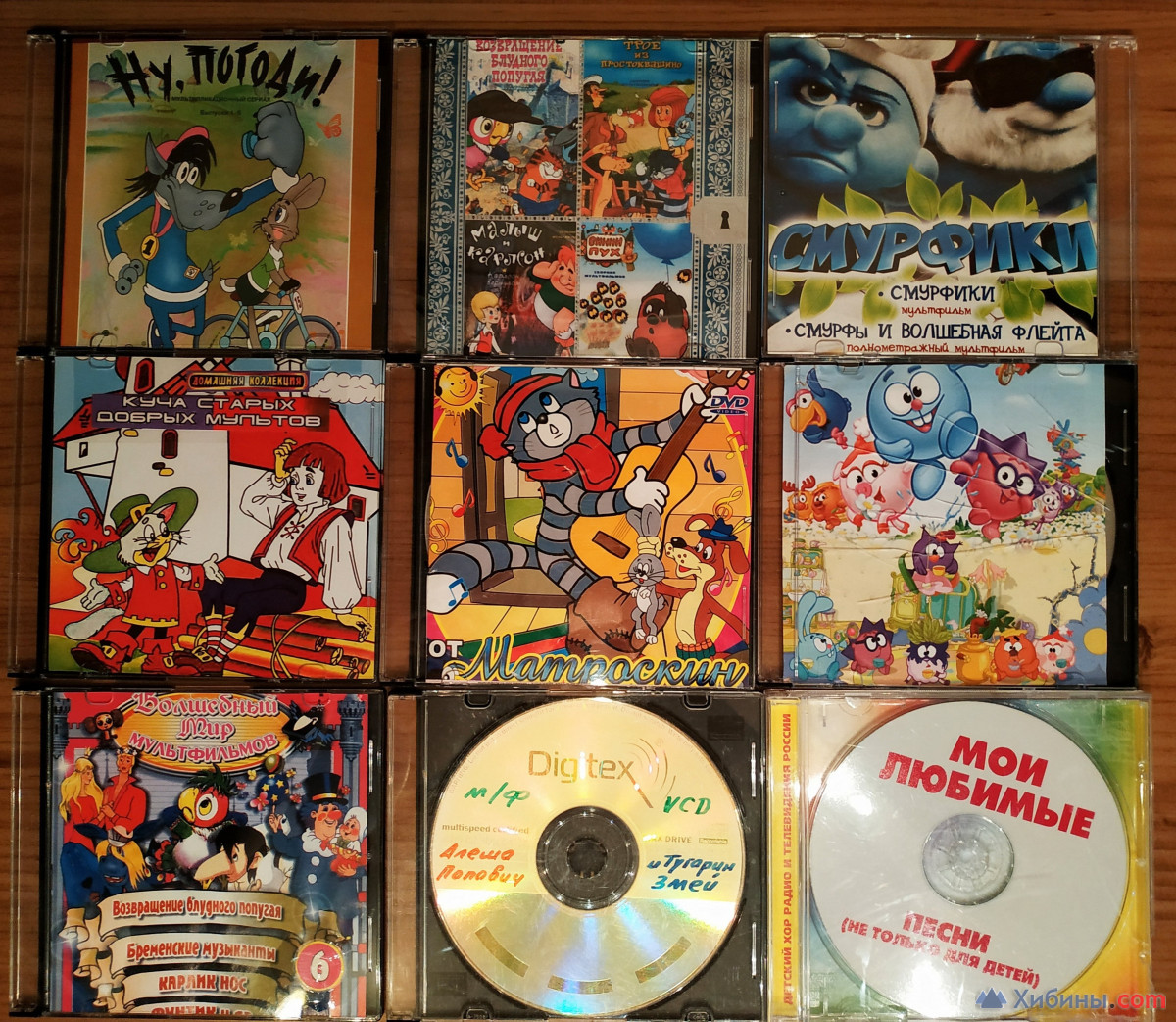 CD диски с мультфильмами и музыкой детские, отдам за жевачку Дирол