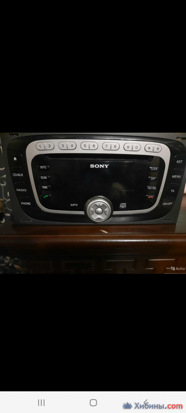 Магнитола sony ford c-max