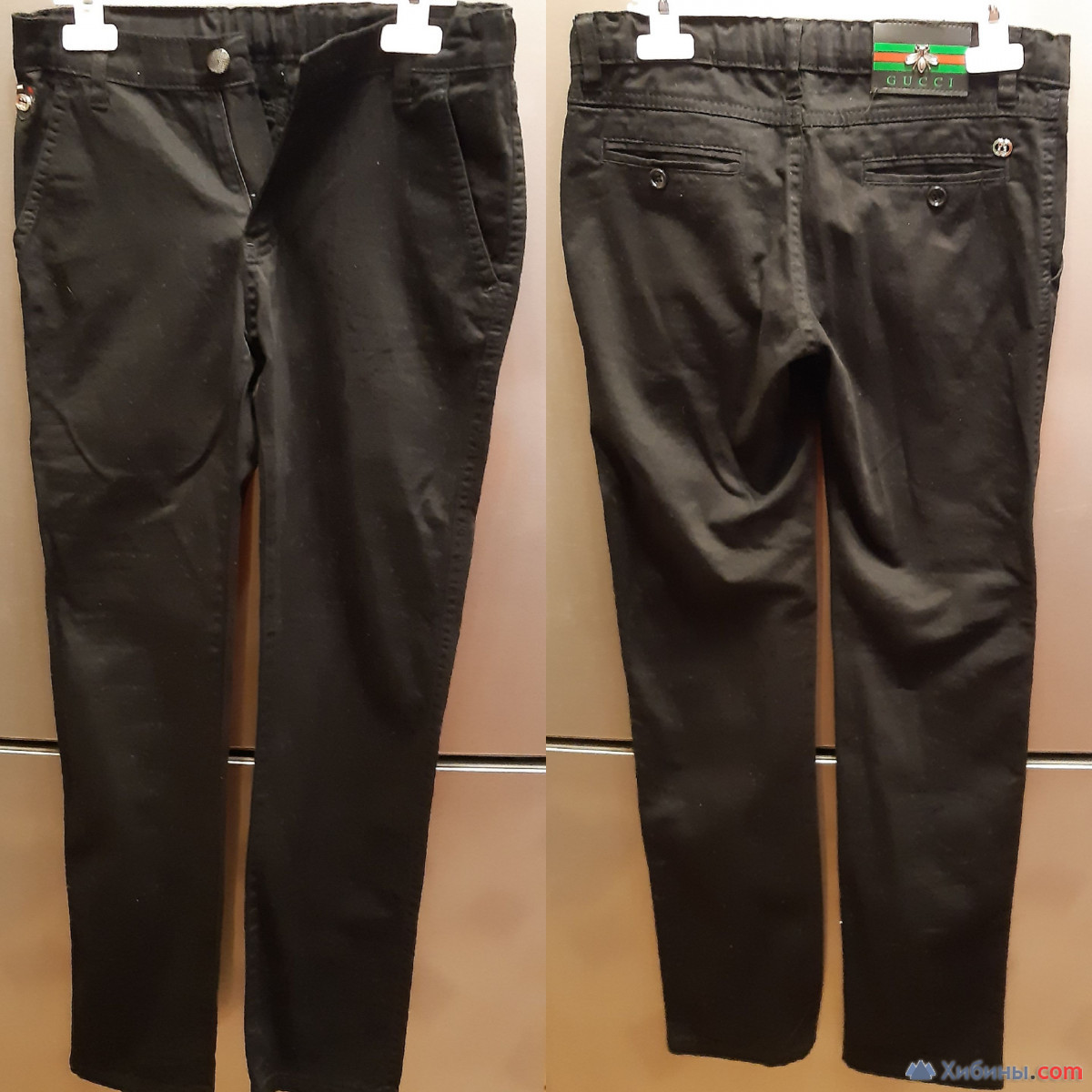 Чёрные брюки для мальчика 146-152 см (10-12 лет) в Апатитах за 1500 руб