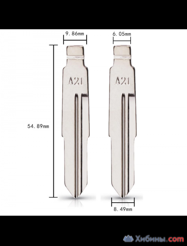 Новое лезвие ключа зажигания Chery