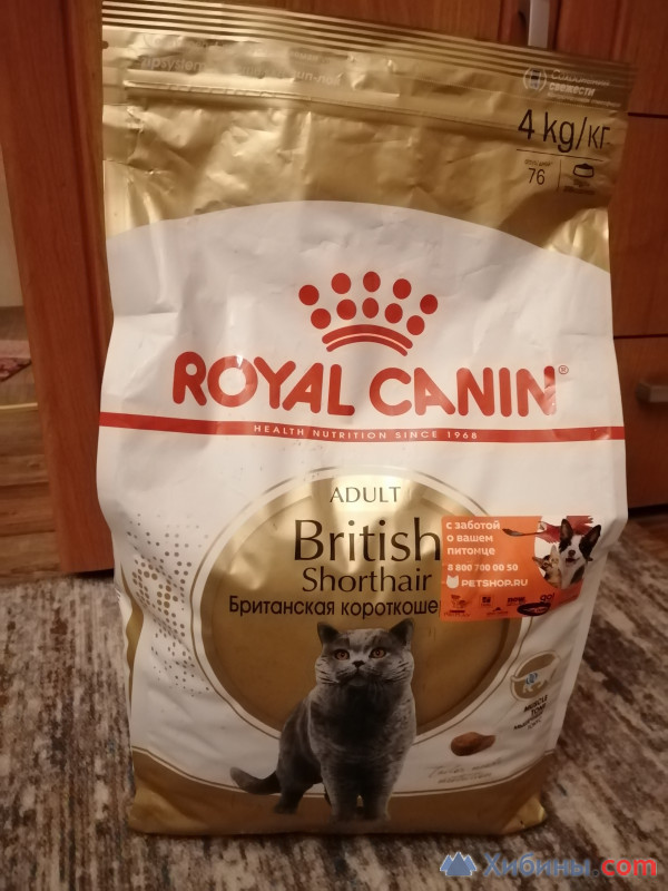 Сухой корм 4 кг. для британских кошек