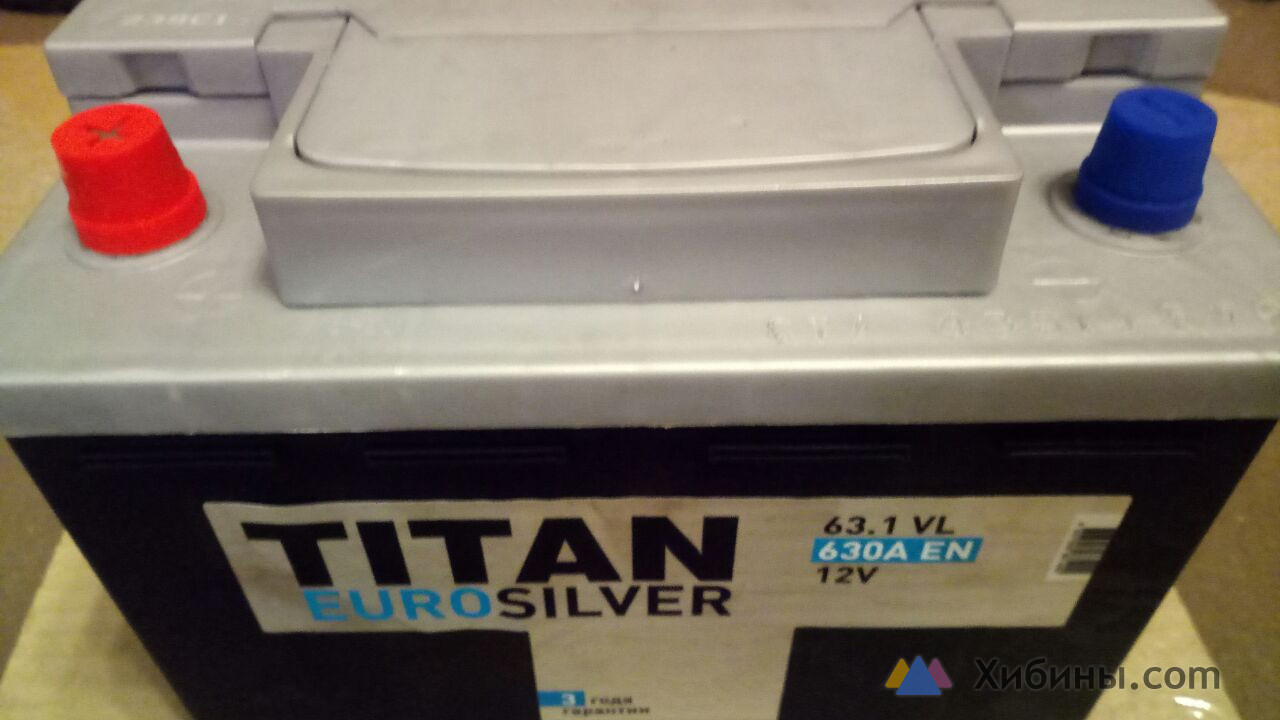 Аккумулятор TITAN EUROSILVER 6CT-63. 1 VL