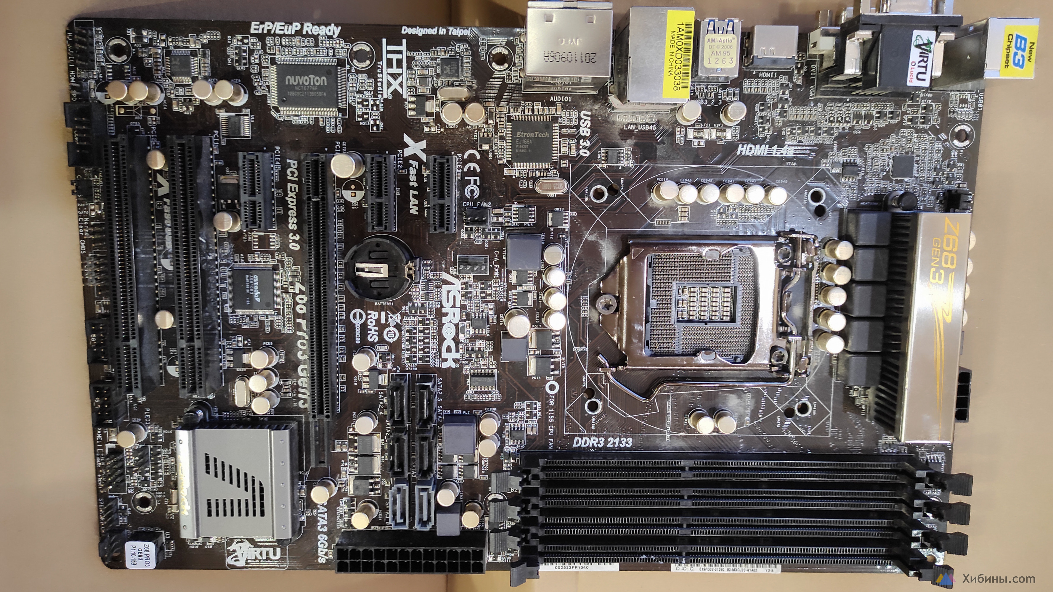 материнская плата Asrock Z68 Pro3 Gen3