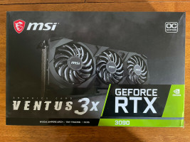 Объявление Графический процессор MSI GeForce RTX 3090 Ventus 3X 24G OC GDDR6X