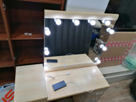 Объявление Гримерный столик с зеркалом и подсветкой