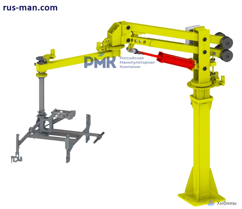 Манипулятор пневматический шарнирно-балансирный ШБМ-150-П кран