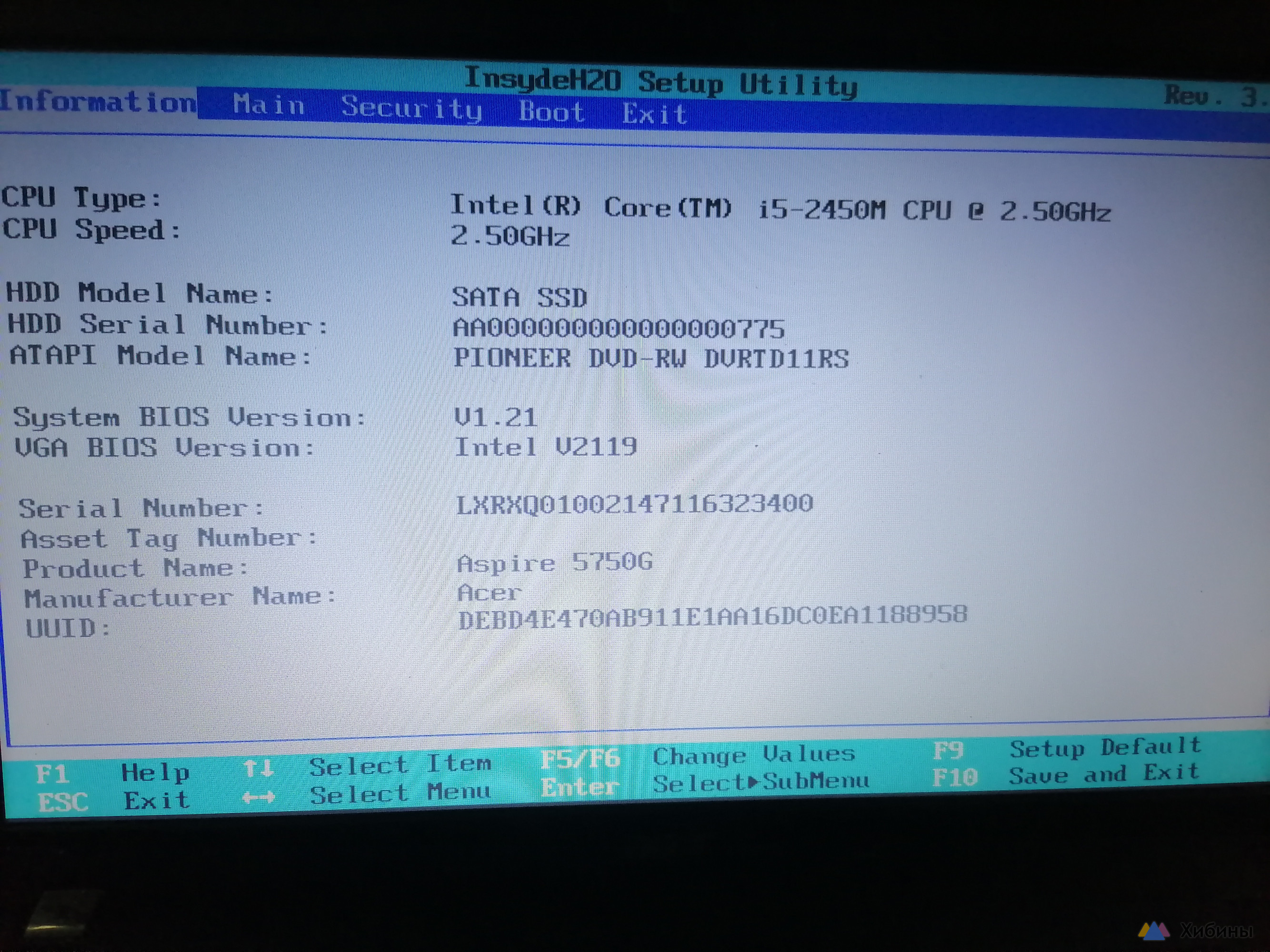 Ноутбук Acer i5 2450m/gt630m