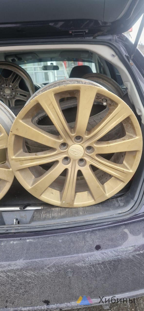 Литые диски R17 5 штук на Subaru