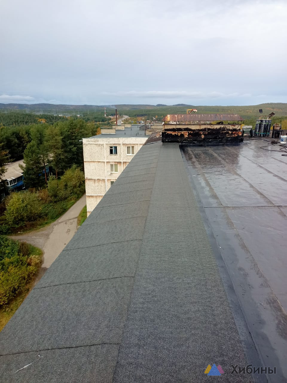 Кровля. Межпанельные швы