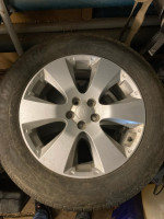 Объявление Комплект колес на оригинальных дисках Subaru 225/70 R17
