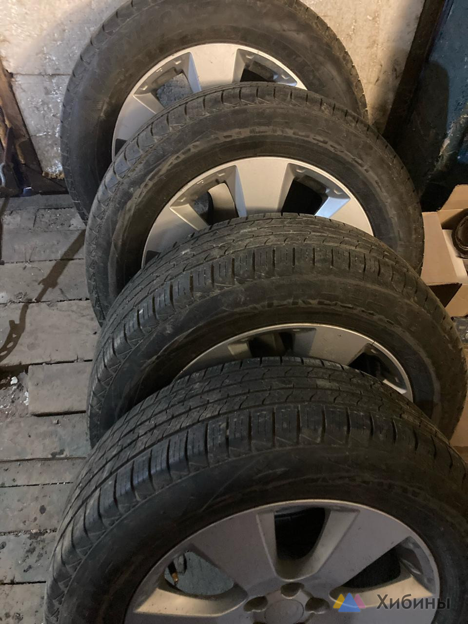 Комплект колес на оригинальных дисках Subaru 225/70 R17