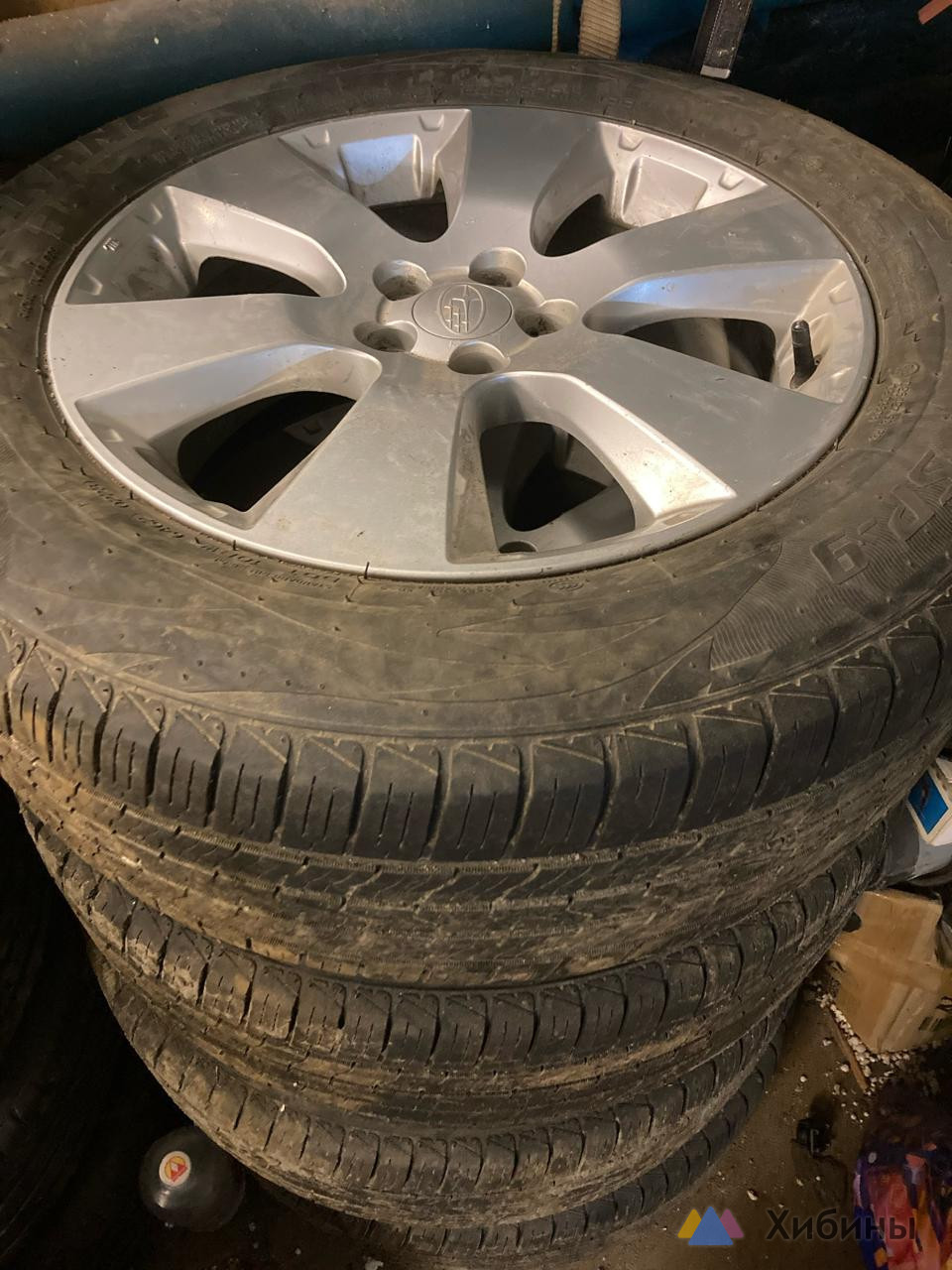 Комплект колес на оригинальных дисках Subaru 225/70 R17