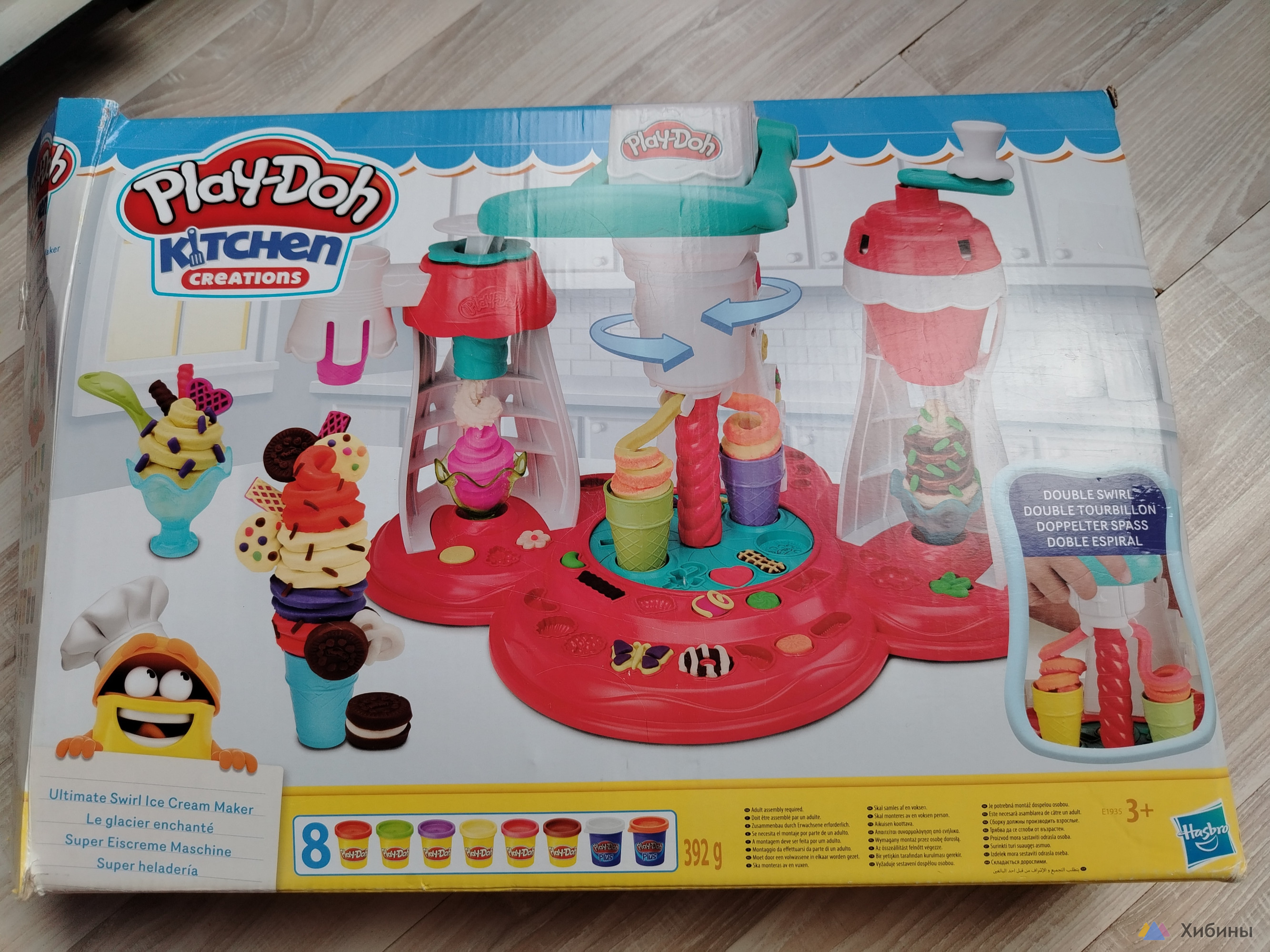 Play doh фабрика мороженого, конструктор