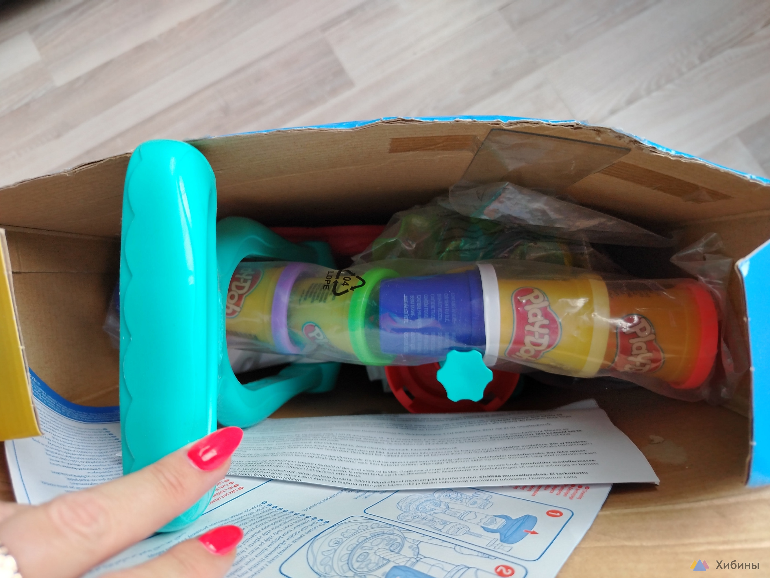 Play doh фабрика мороженого, конструктор