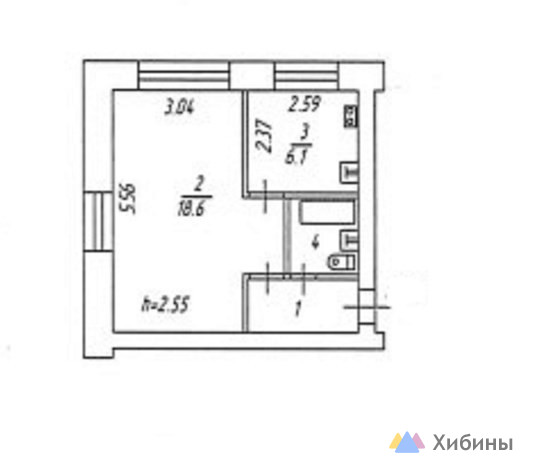 Продам 1-комнатную квартиру