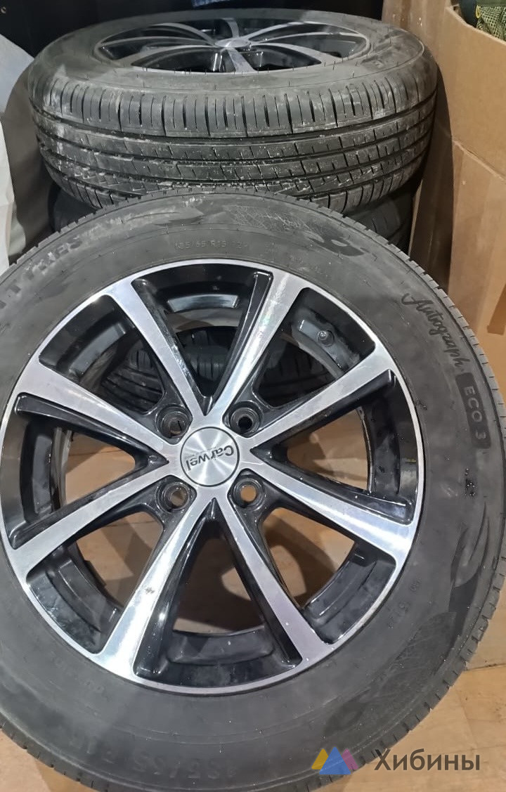 Летняя резина с дисками r15, 4 шт