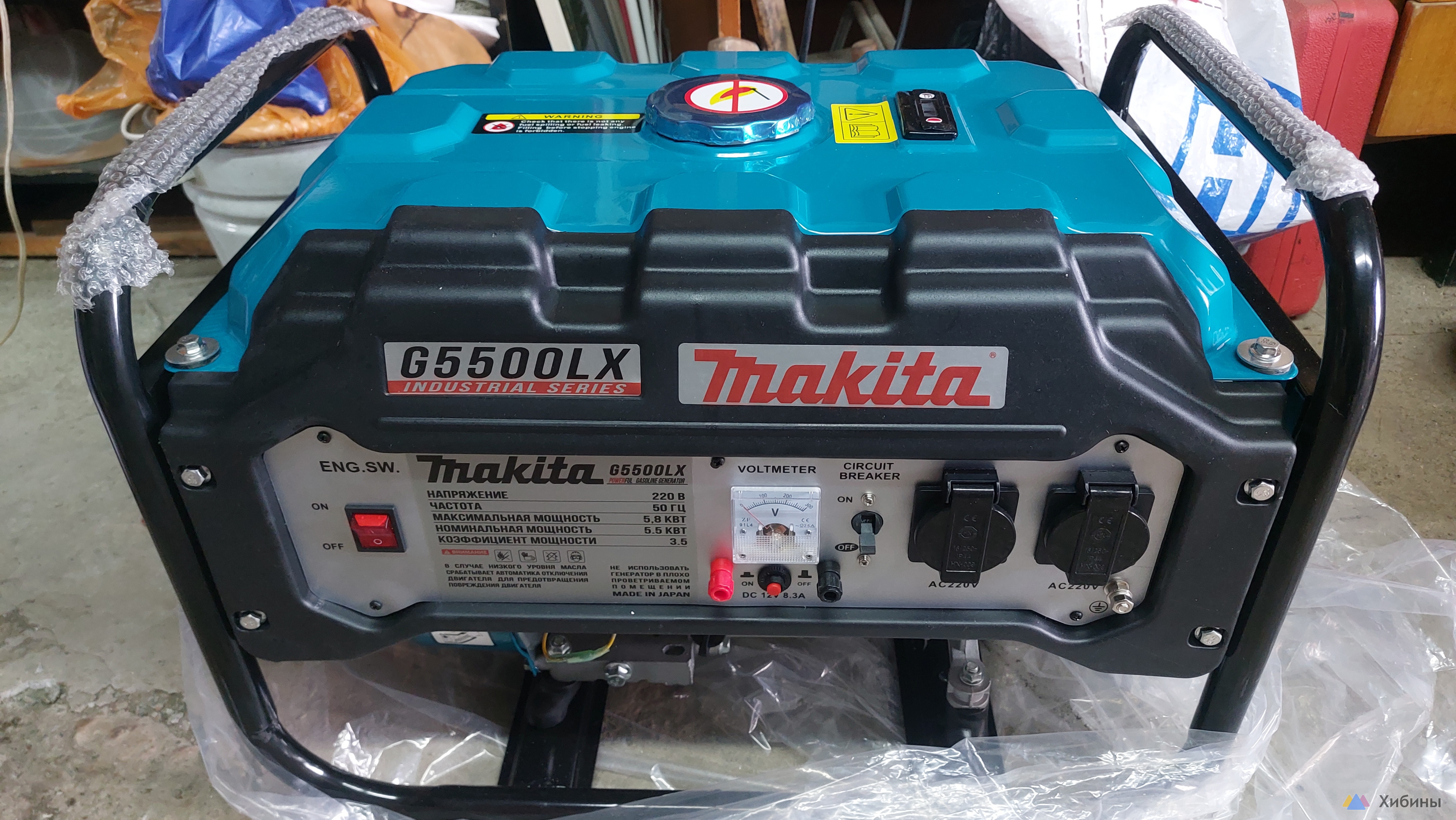 Бензиновый генератор Makita 5. 5 кВт