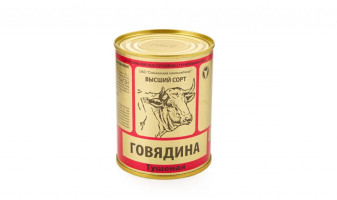 Объявление Продам, тушенку массовая доля мяса при закладке 97, 5% Беларусь