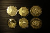 Царские монеты, советские рубли и копейки