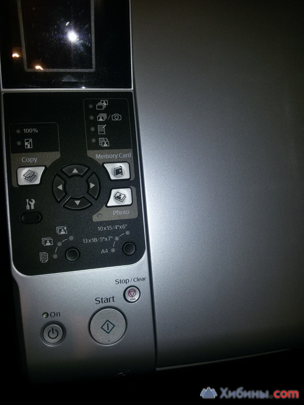Сканер в МФУ Epson stylus CX5900