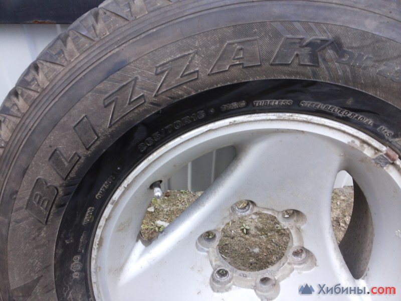 Колесо в сборе «Bridgestone» 265/70R16 б/у, 1 штука.