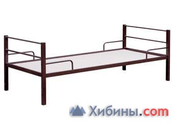 Одноярусные кровати металлические для строителей в бытовки