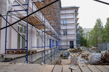 В Мурманске завершается ремонт здания детской художественной школы
