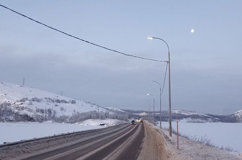 По дороге в Снежногорск стало светлее