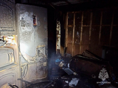 В Мурманске из-за картины-обогревателя сгорела квартира