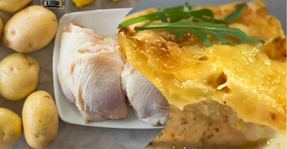 Курица под шубой: берем филе, картошку и готовим сытный ужин на всю семью — вкуснее не бывает