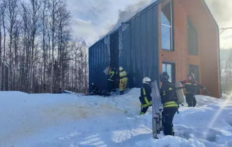 В Апатитах пожар произошел в частном гостевом доме