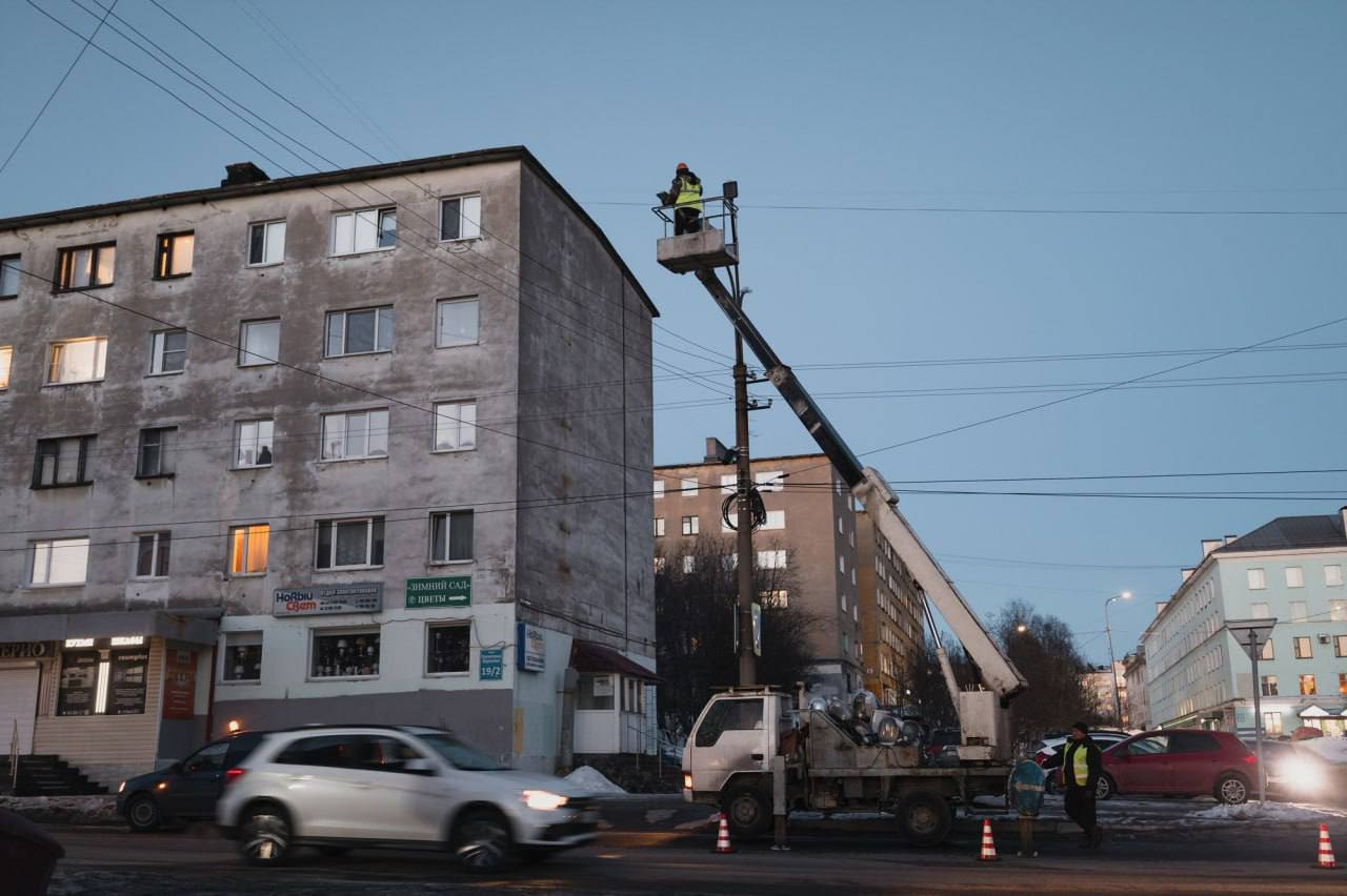 Качество освещения Мурманска повысится за счет нового подхода к проблеме