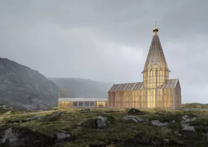 Как будет выглядеть стеклянный храм в Териберке, через который жители смогут посмотреть на северное сияние
