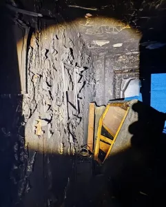 При пожаре в квартире в Мурманской области пострадал человек