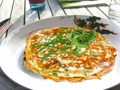 Круче драников: Картофельные блины с колбасой и сыром — так вкусно, что помню рецепт наизусть