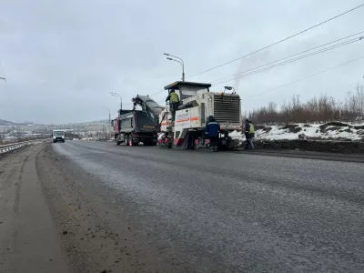 Участок трассы Кола — Мурмаши начали ремонтировать в Мурманской области