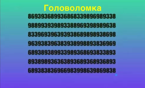 Вы еще ого-го или пора «в запас»? Найдите 5 троек, расположенных в ряд — картинка-головоломка