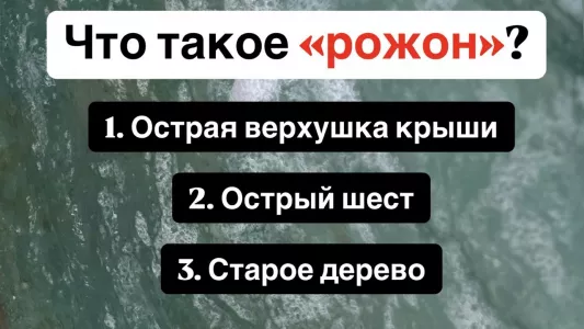 Что такое «рожон» — 97% людей заваливают этот тест на знание русского языка, а вы пройдете его?