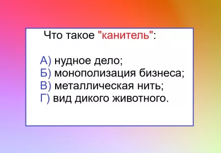 Что такое «канитель» — 97% людей не знают значения этого слова: покажите, на что вы способны