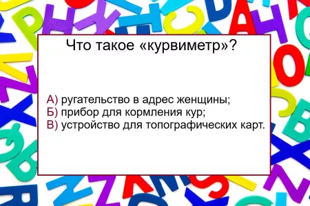 Какое значение у слова «курвиметр» — тест по русскому языку с подвохом: никогда не догадаетесь