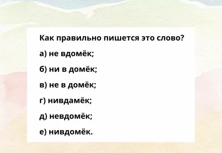 Ответите правильно — покорите «орфографический Эверест»: выберите единственно верное написание слова