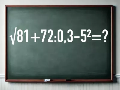 Пример не для слабонервных: решите задачу «√81+72:0,3−5²» за 45 секунд — иначе будете от стыда красные, как помидор