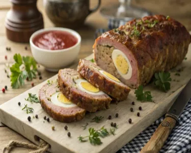 Мясной рулет с сюрпризом: простой продукт, а эффект — будто часами готовила