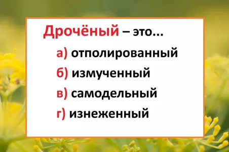 Что такое «дрочёный» — кто угадает значение слова, знает русский не хуже Даля: рискнёте?