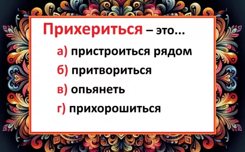 Что значит «прихериться» — глагол озадачил даже знатоков русского языка: а вы блеснёте знаниями?