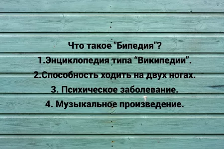 Что такое «Бипедия»: проверьте свою эрудицию — ответ знает учитель одного из школьных предметов. А вы?