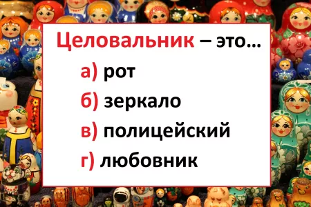 Что такое «целовальник» — если сложно, включите чутьё и логику: тест на знание русского